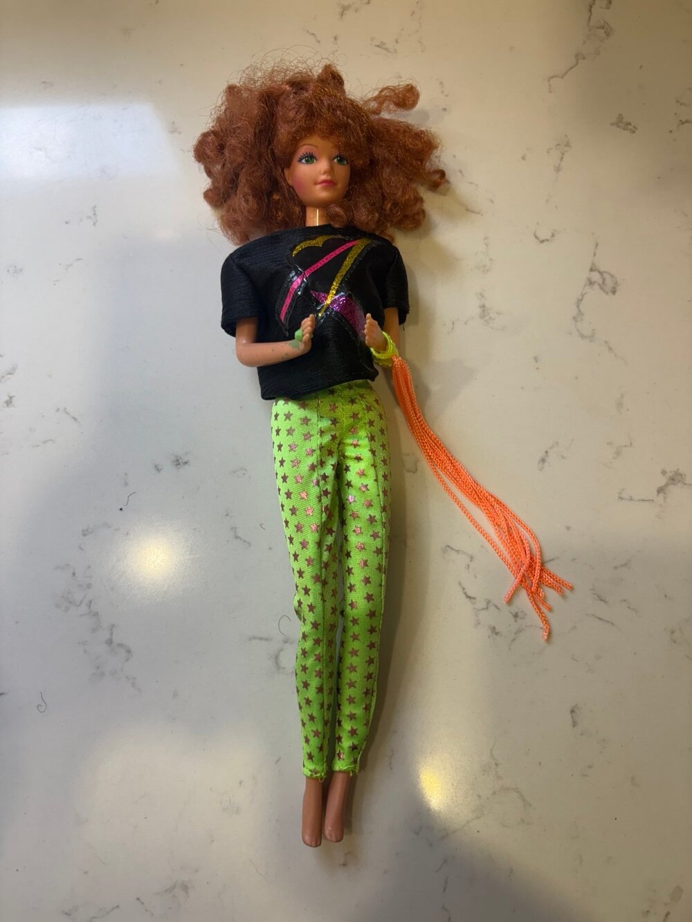 Barbie and the Rockers Diva with Real Dancing Action Doll 1986 Mattel 3159